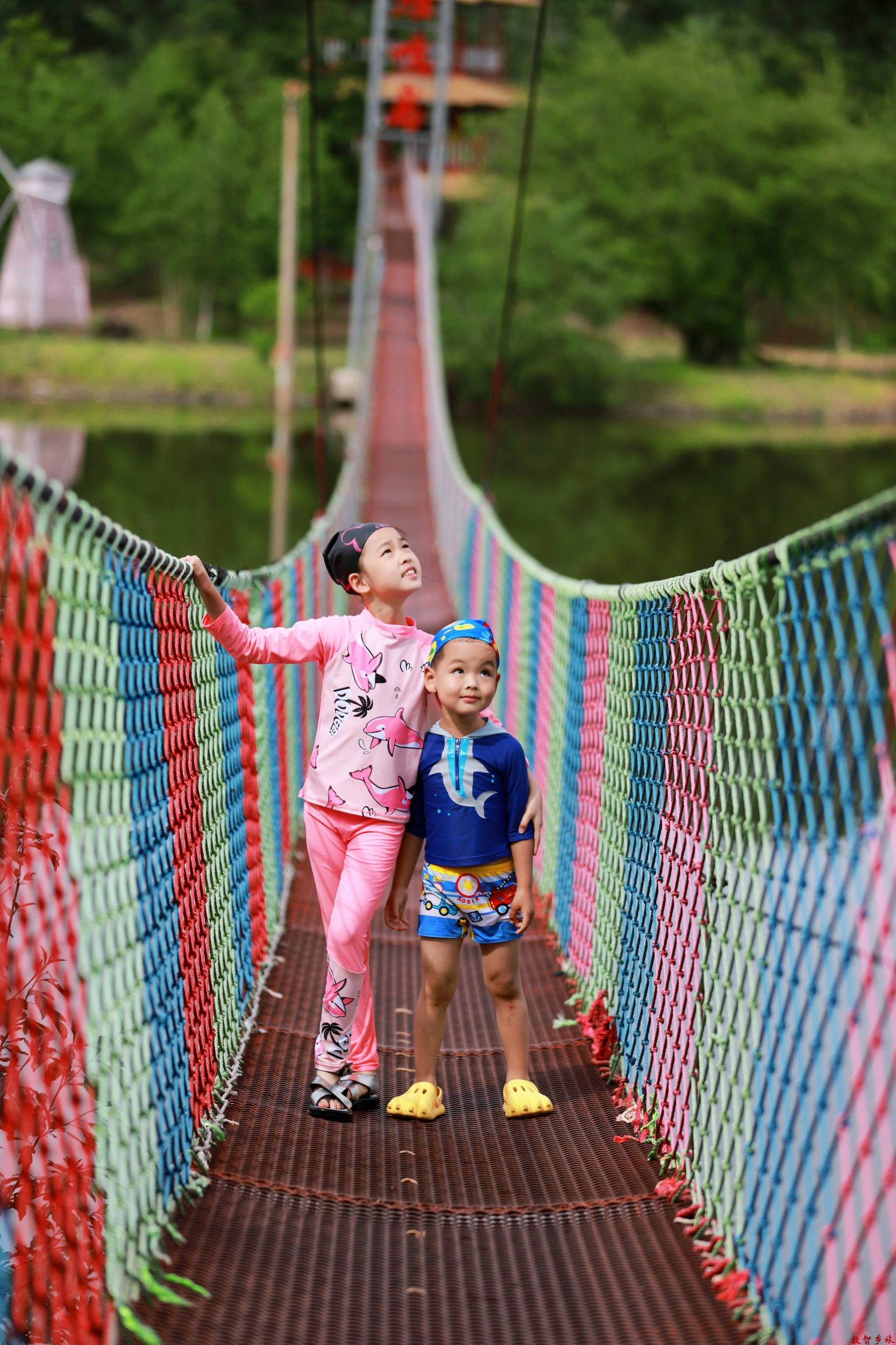 敦化市雁鸣岛农鱼乐园（吊桥 ）