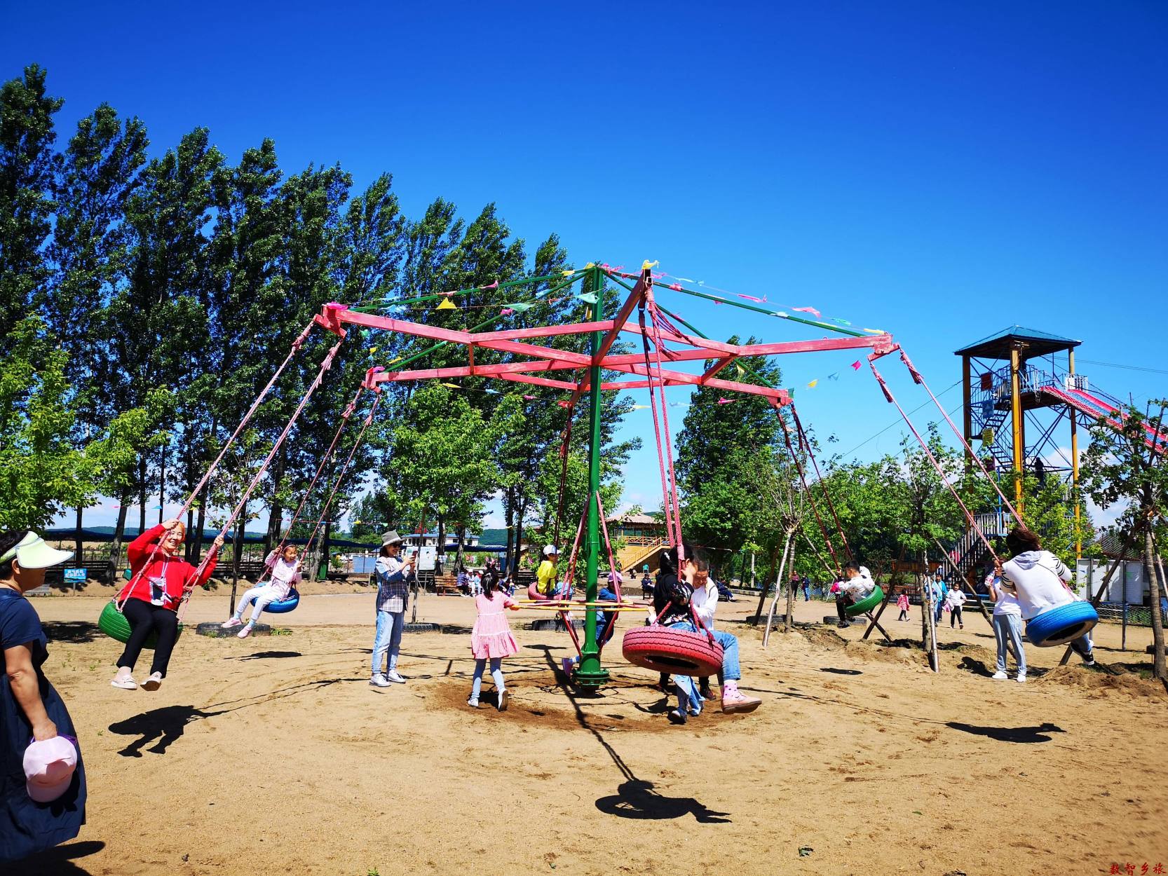 敦化市雁鸣岛农鱼乐园-无动力游乐场