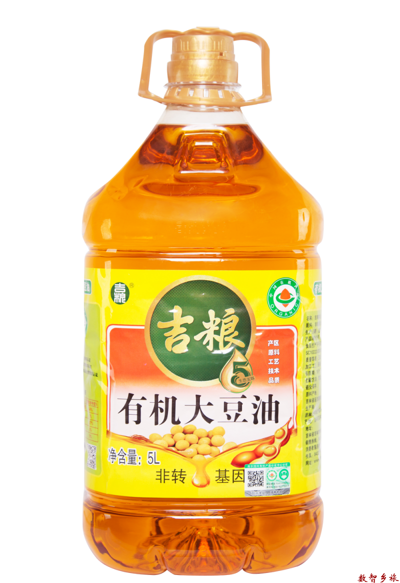 吉粮有机大豆油5L