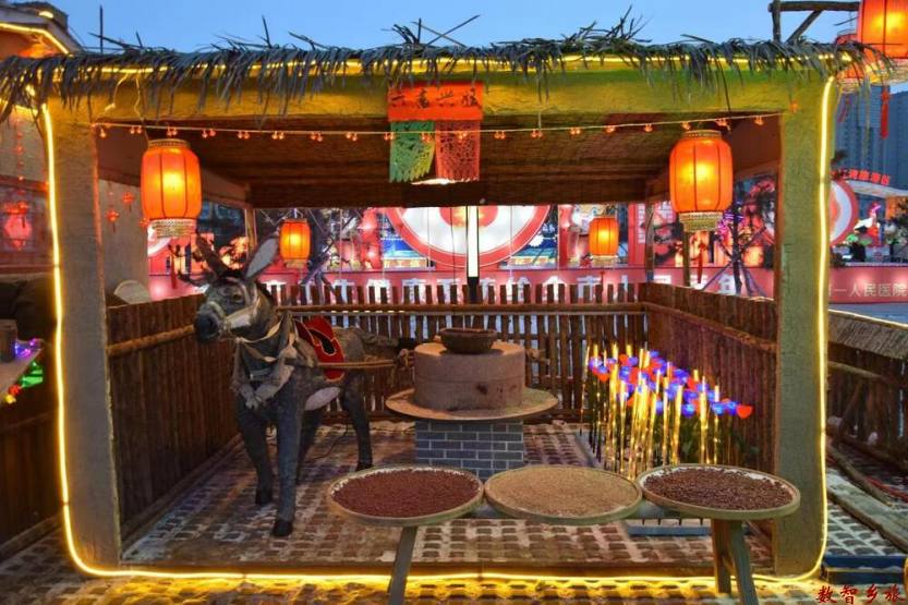 民俗生活：毛驴拉磨